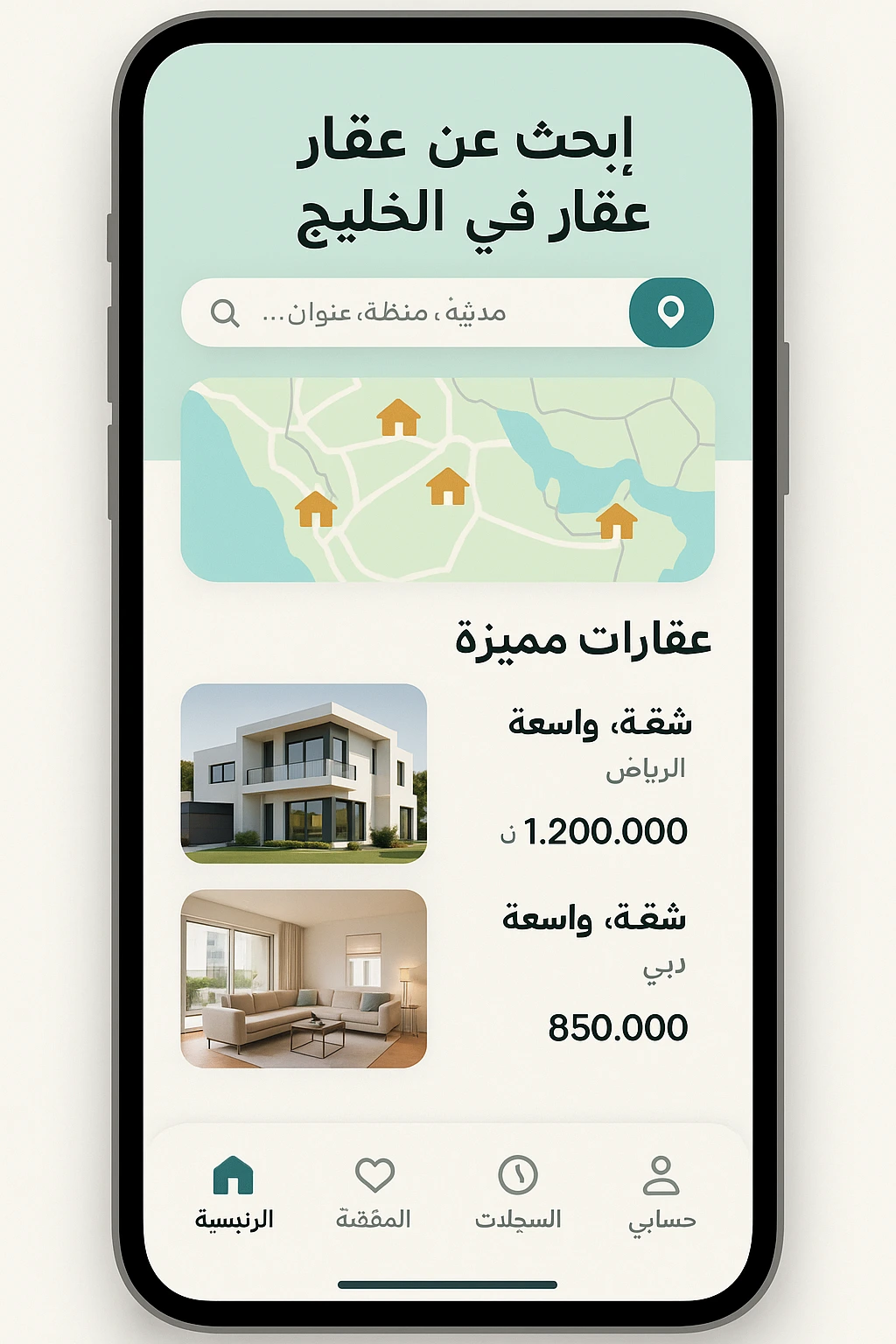 تطبيق عقارات جدة