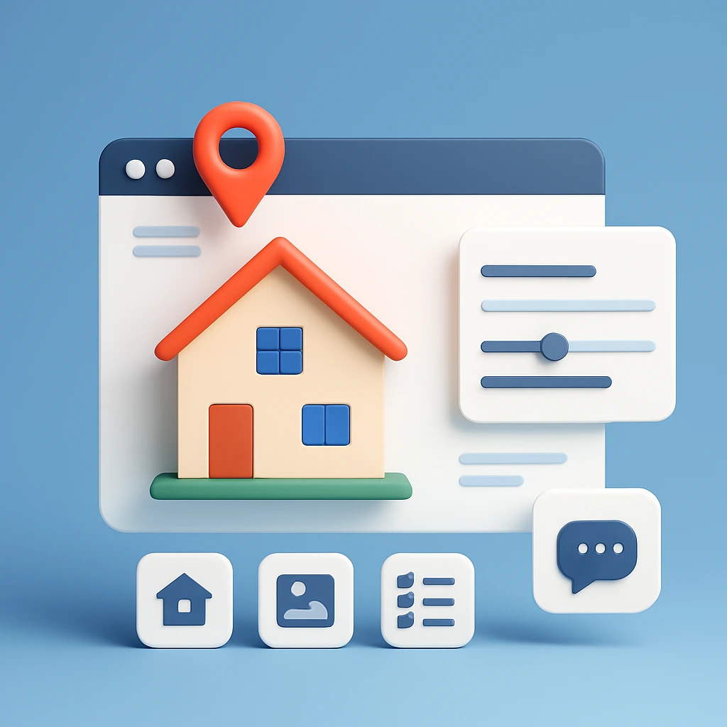تصميم موقع عقاري احترافي متجاوب